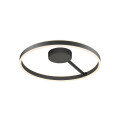 One, plafonnier et applique, rond, 2700/3000 k, 23 w, phase, 130°, noir