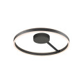 One, plafonnier et applique, rond, 2700/3000 k, 23 w, phase, 130°, noir