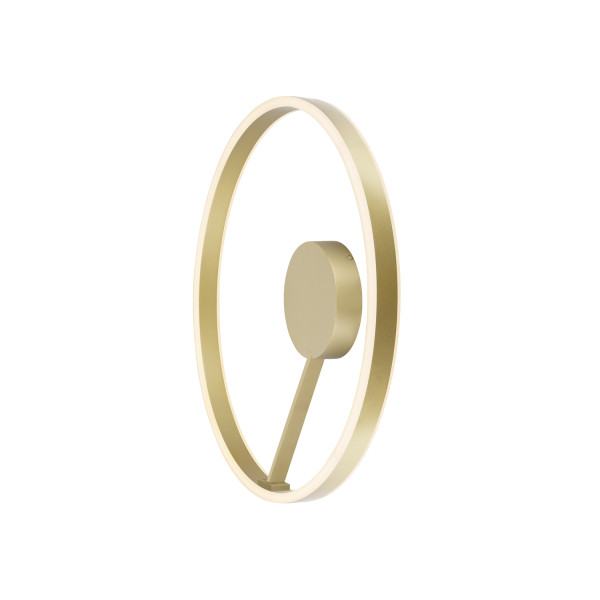 One, plafonnier et applique, rond, 2700/3000 k, 23 w, dali, touch, 130°, laiton