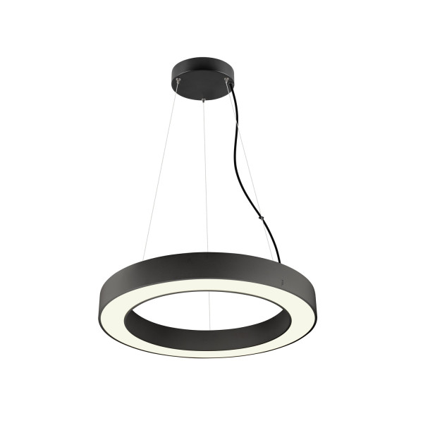 Medo® ring 60, suspension, longueur susp. 300 cm, 3000/4000 k, 110°, phase, noir