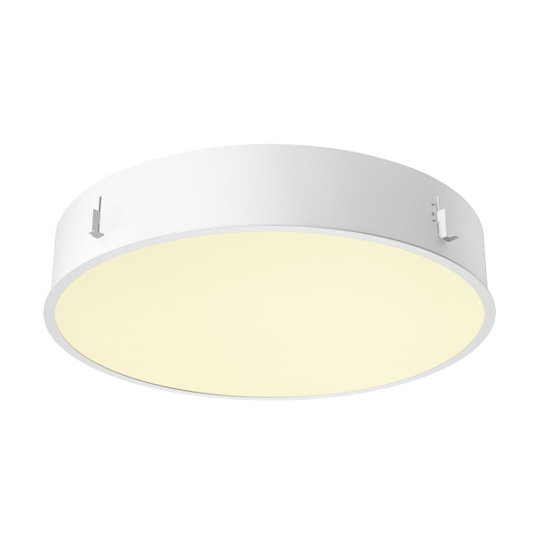 Medo® 60, plafonnier encastré, frame, 3000/4000 k, 80°, ip20, rond, blanc