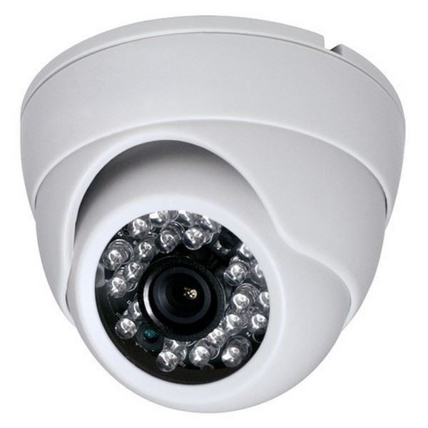 Caméra de surveillance analogique extérieur minidome 600tvl 12 vdc