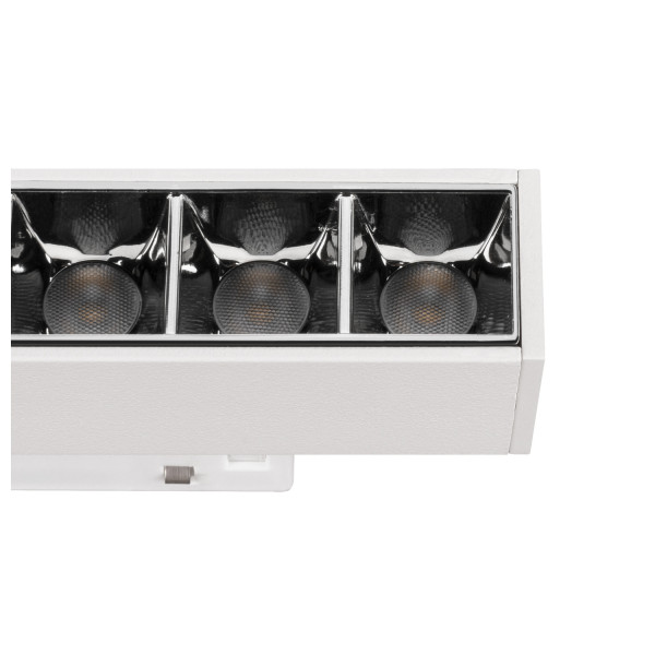 In-line 22 48v track, réflecteur darklight, dali, spot, blanc/blanc, 7,3w, 35°