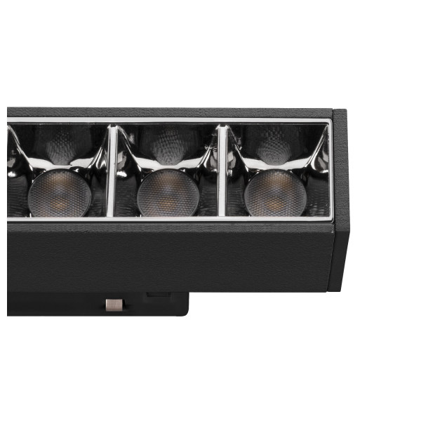 In-line 44 48v track, réflecteur darklight, dali, spot, noir/noir, 14 w, 35°