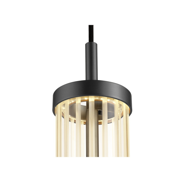 Quimera, suspension, adaptateur ip inclus, 2700 k, phase, noir