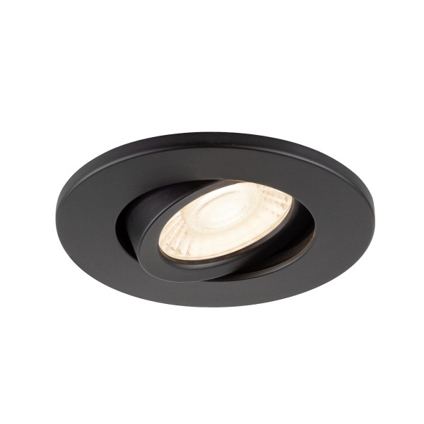 Universal downlight move phase spot encastré, ip20, 7w, 2,7/3/4/6,5k, 38°