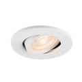 Universal downlight move phase spot encastré, ip20, 7w, 2,7/3/4/6,5k, 38°