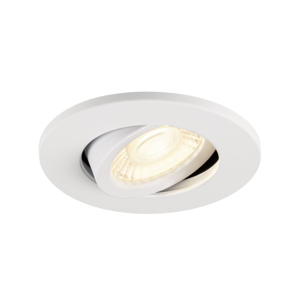 Universal downlight move phase spot encastré, ip20, 7w, 2,7/3/4/6,5k, 38°