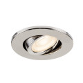 Universal downlight move phase spot encastré, ip20, 7w, 2,7/3/4/6,5k, 38°