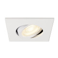 Universal downlight move phase spot encastré, ip20, 7w, 2,7/3/4/6,5k, 38°