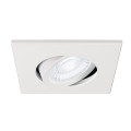 Universal downlight move phase spot encastré, ip20, 7w, 2,7/3/4/6,5k, 38°