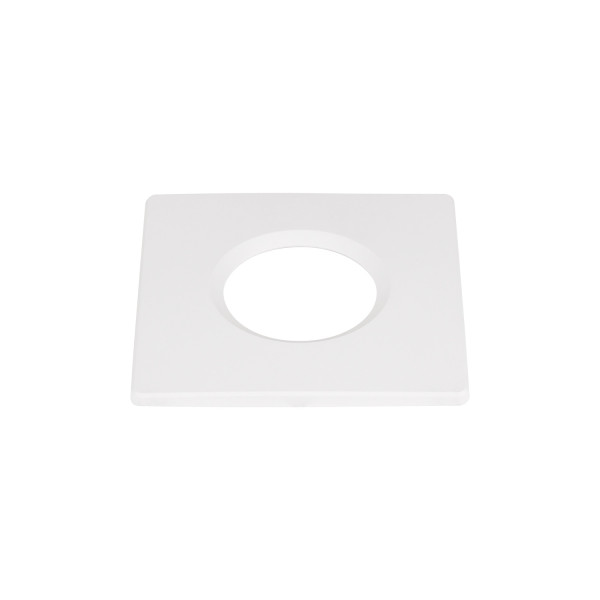 Cache universal downlight, pour downlight ip65, carré, blanc