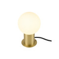 Varyt, lampe à poser, rond, 1x max. 6 w, e14, laiton