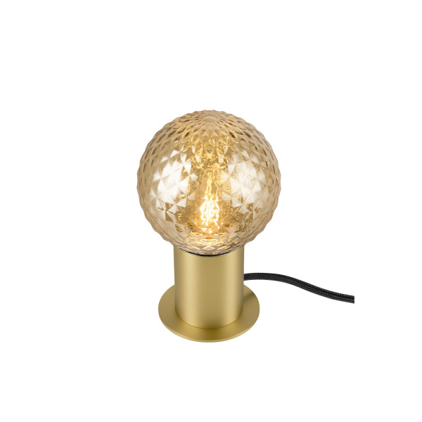 Varyt, lampe à poser, rond, 1x max. 6 w, e14, laiton