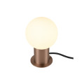 Varyt, lampe à poser, rond, 1x max. 6 w, e14, cuivre