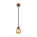 Varyt, suspension, e14, longueur de suspension 150 cm, 1x max. 6 w, cuivre