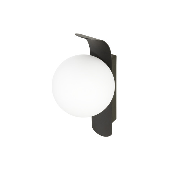 Sun, applique en saillie, rond, 1x max. 40 w, source led, g9, phase, noir