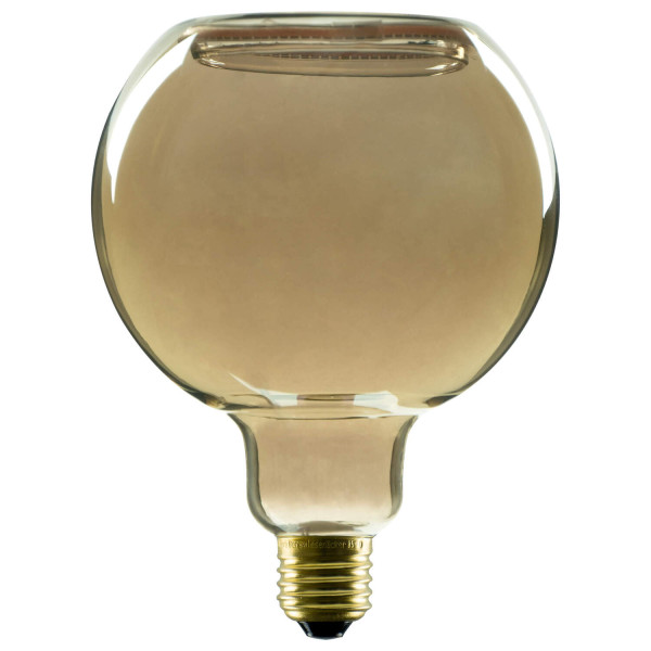 Led floating globe 125, ampoule led, noir fumé k, e27, phase, 6 w, 1900 k