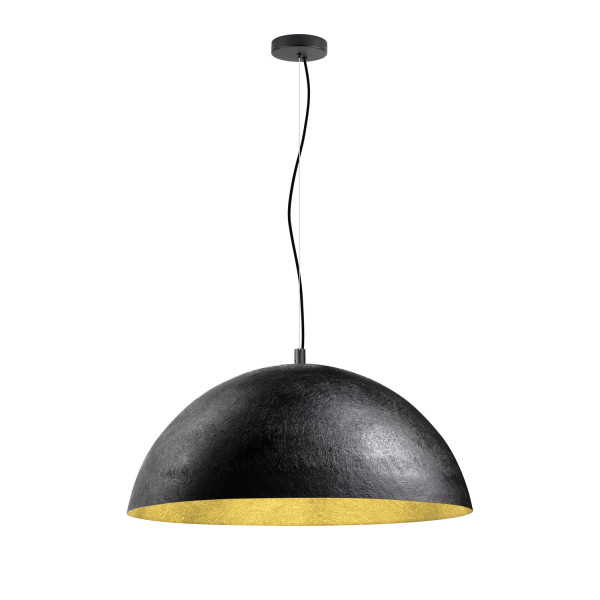 Forchini 70, suspension, e27, longueur 150cm, 1x max. 40 w, noir mat/or mat