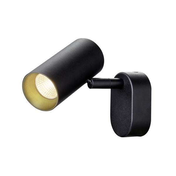 Noblo®, plafonnier et applique, simple, rond, 2-3k, 8 w, dim to warm, 36°, noir