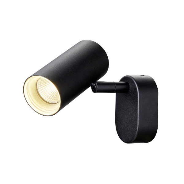 Noblo®, plafonnier et applique, simple, rond, 3000 k, 6 w, phase, 32°, noir