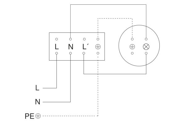 Applique l 840 avec détecteur et bluetooth noir