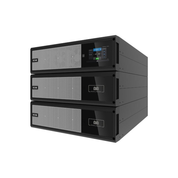 93px 15 kw rt9u, inclus 1 module de puiss. 15kw, 2 modules batt. + carte réseau