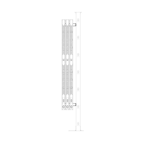 Équerres de montage pour pdu verticaux pour open frame