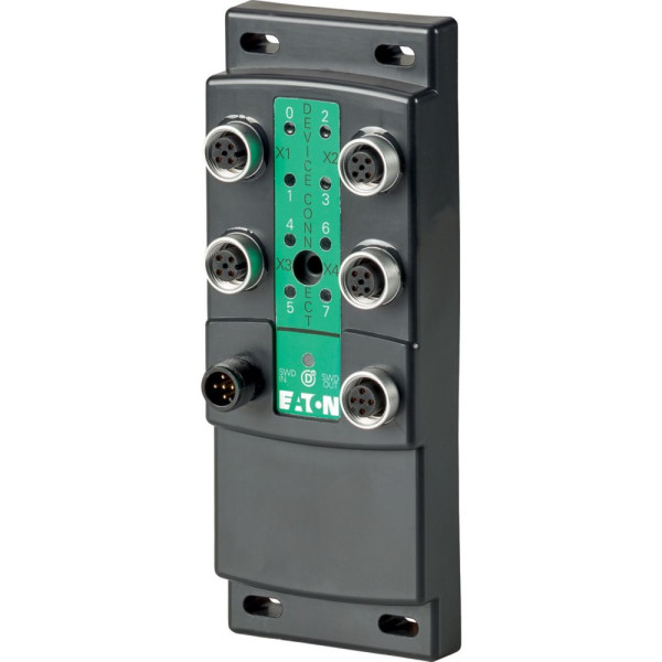 Module-bloc e/s swd ip69k, 8 e 24 v dc avec alimentation, 4 e/s m12 femelles (EU6E-SWD-8DX)