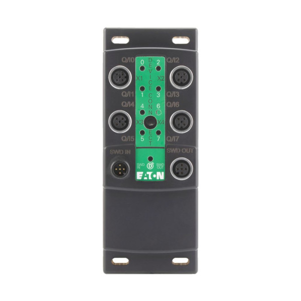 Module-bloc e/s swd ip69k, 24 v dc, 8 e/s avec alim, 4 e/s m12 femelles (EU6E-SWD-8DD)