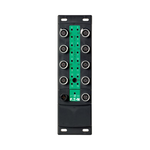 Module-bloc e/s swd ip69k, 24 vdc, 16 e/s paramétrables avec alimentation, 8 m12 (EU8E-SWD-16DD)