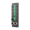 Module-bloc e/s swd ip69k, 24 v dc, 16 s avec alim séparée, 8 e/s m12 femelles (EU8E-SWD-16XD-1)