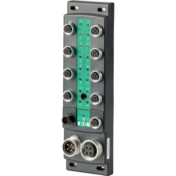 Module-bloc e/s swd ip69k, 24 v dc, 4 e alim, 4 s alim séparée, 8 e/s m12 fem (EU8E-SWD-4D4D-1)