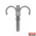 Sach 25 ramclip gris double 16 mm