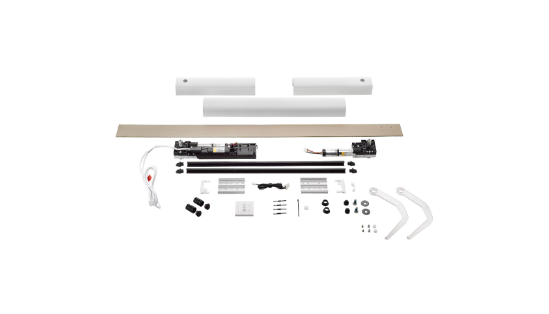 Kit de motorisation Somfy Yslo Flex IO pour volet battant 2 vantaux blanc/blanc