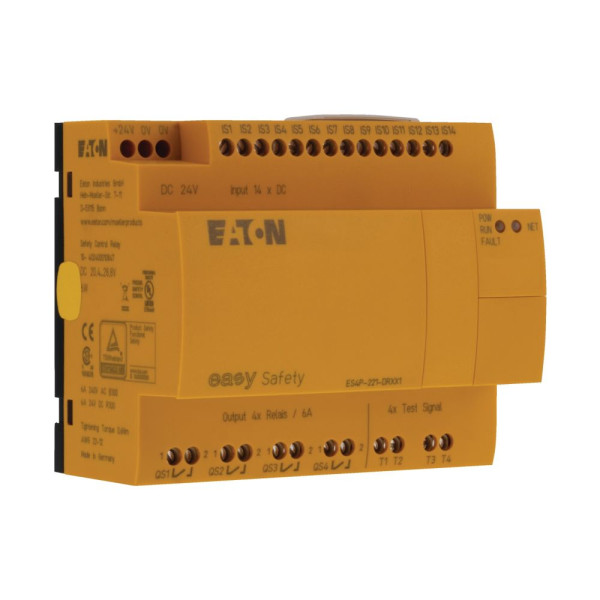 Modules logiques de sécurité, 24v dc, 14 entr. Tor, 4 sort.TOR À relais (ES4P-221-DRXX1)