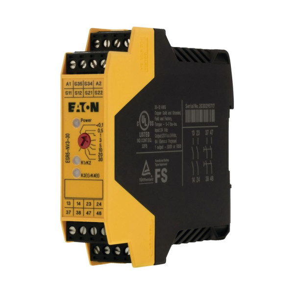 Modules de sécurité esr5, 24v dc, 4 circuit de validation (ESR5-NV3-30)