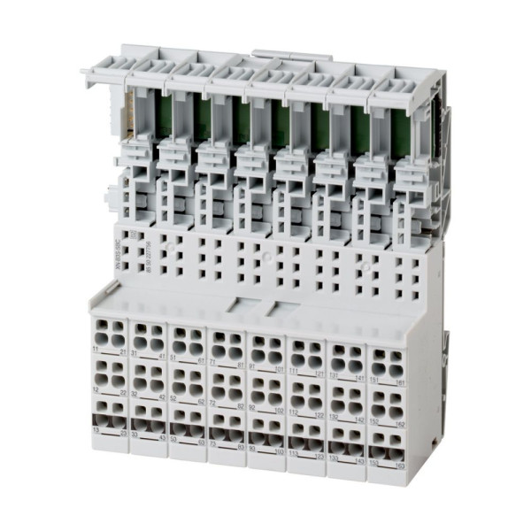 Module de base bloc xi/on, vis, 3 zones de raccordement, accès à la barre c (XN-B3S-SBC)