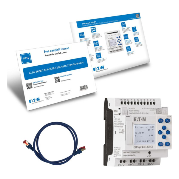 Kits de démarrage easye4 (sorties relais), version uc (EASY-BOX-E4-UC1)