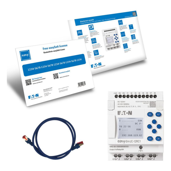 Kits de démarrage easye4 (sorties relais), version uc (EASY-BOX-E4-UC1)