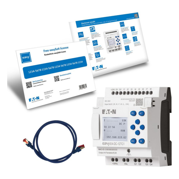 Kits de démarrage easye4 (sorties transistor), version dc (EASY-BOX-E4-DC1)