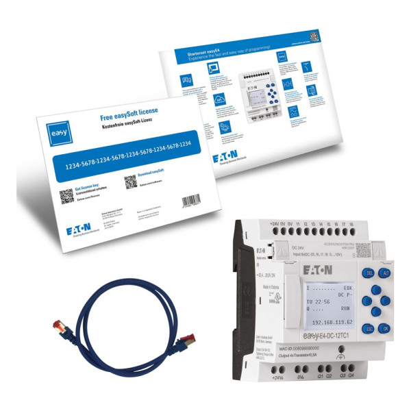 Kits de démarrage easye4 (sorties transistor), version dc (EASY-BOX-E4-DC1)