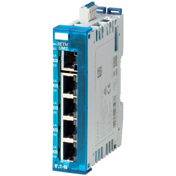 Switch autonome, alimentation 24 v dc, 5xethernet 10/100mbit/s (xn-332-5eth-ums)