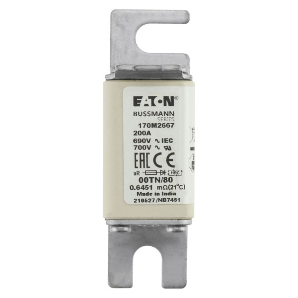 Fuse 200a 690v 00tn/80 ar ur 