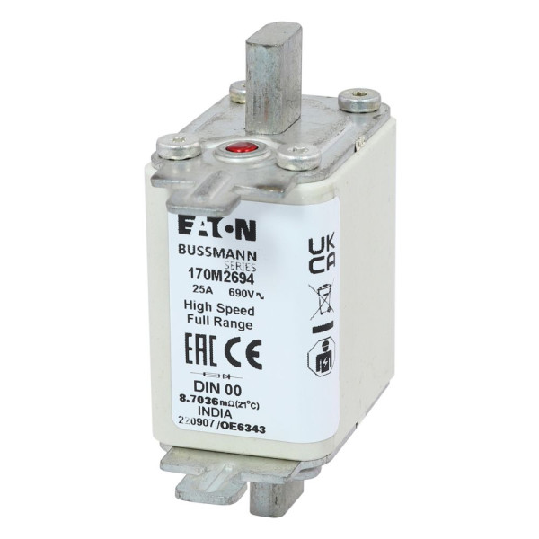 Fuse 25a 690v din 00 gr 