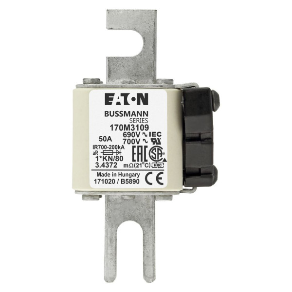 Fuse 50a 690v 1*kn/80 ar uc 