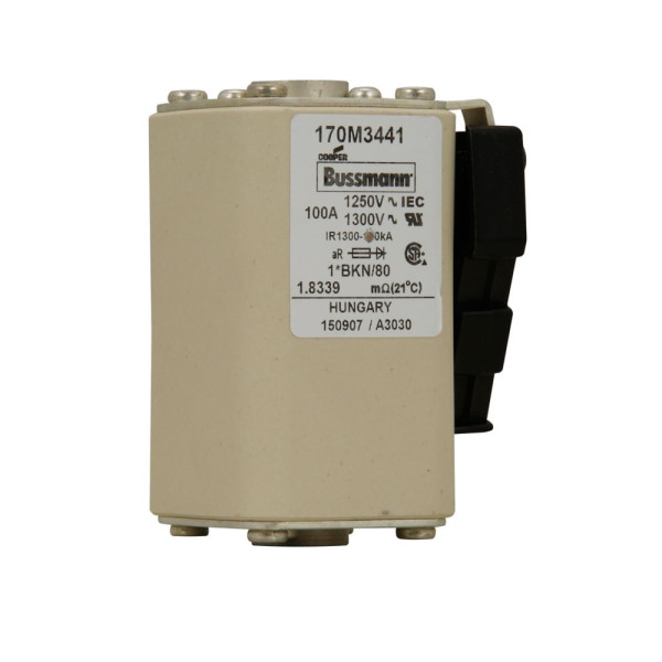 Fuse 100a 1250v 1*bkn/80 ar cu 