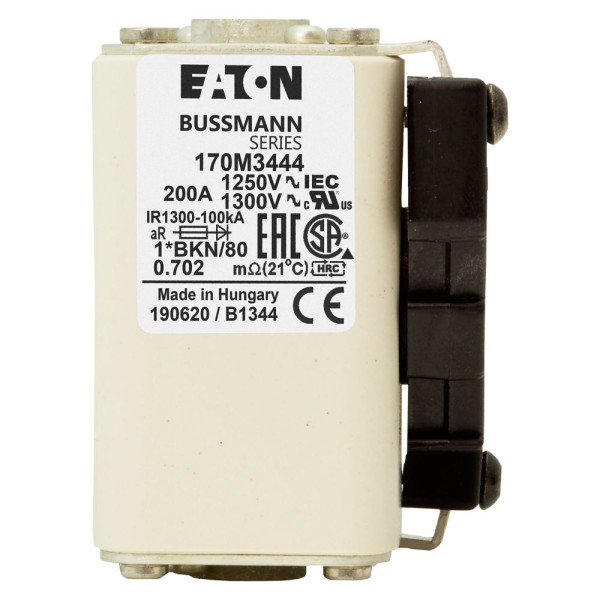 Fuse 200a 1250v 1*bkn/80 ar cu 