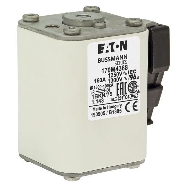 Fuse 160a 1250v 1bkn/75 ar cu 