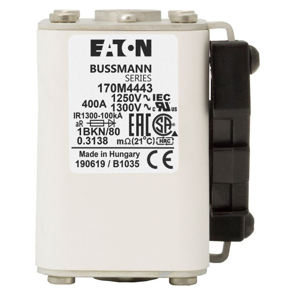 Fuse 400a 1250v 1bkn/80 ar cu 